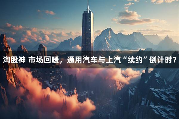 淘股神 市场回暖，通用汽车与上汽“续约”倒计时？