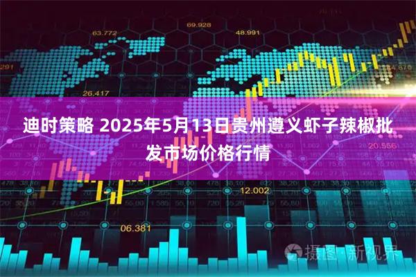 迪时策略 2025年5月13日贵州遵义虾子辣椒批发市场价格行情