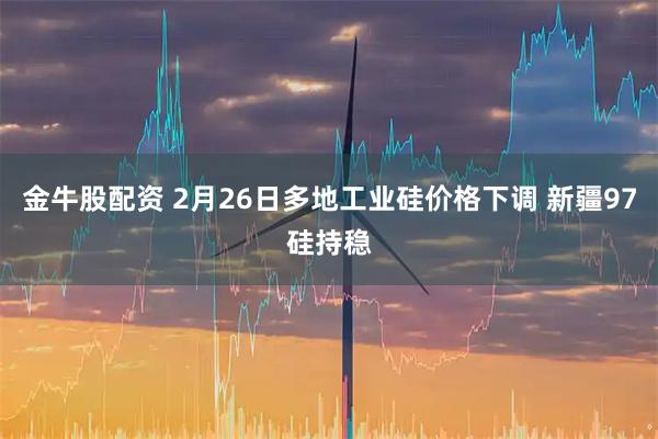 金牛股配资 2月26日多地工业硅价格下调 新疆97硅持稳