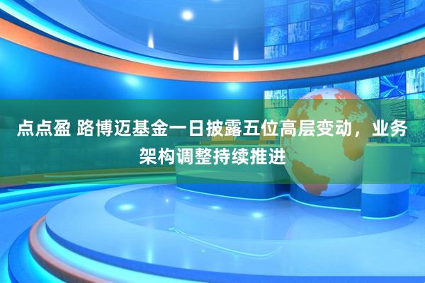 点点盈 路博迈基金一日披露五位高层变动,业务架构调整持续推进